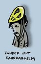 Cartoon: Führer mit Fahrradhelm (small) by Ludwig tagged hiltler,adolf,führer,fahrradhelm,weltkrieg,nazi,faschist,kopfschutz,bicycle,helmet,cycle,the,fuehrer