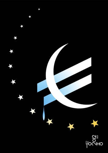 Cartoon: New asterism (medium) by Tonho tagged european,union,asterism,euro