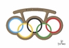 Cartoon: Brass knuckles (small) by Tonho tagged brass,knuckles,olympic,punch