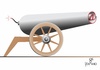 Cartoon: Cannon (small) by Tonho tagged cannon,canzone,arm