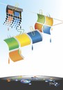 Cartoon: clothesline (small) by Tonho tagged clothes