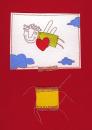 Cartoon: Sunny Valentine.s Day! (small) by flyingfly tagged greeting,card,holiday,love,valentines,day,sun,angel,clouds