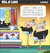 Cartoon: Still at large 112 (small) by bindslev tagged hotel,hotels,customer,service,customers,chocolate,pillow,chocolates,sauce,sauces,maid,maids,room,services,guest,guests