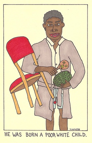 Cartoon: Black Steve Martin (medium) by TIMMERS tagged jerk,steve,martin,watermelon