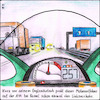 Cartoon: Englandurlaub (small) by Storch tagged linksverkehr,motorrad,a44,kassel,geisterfahrer