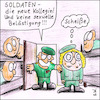 Cartoon: Falsche Erwartungen (small) by Storch tagged soldaten,offizier,stube,gleichberechtigung,kaserne