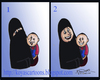Cartoon: hijab (small) by koyaskodinhi tagged woman