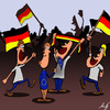 Cartoon: Euro 2012 (small) by Anjo tagged euro,fussball,fussballfan,fan,europa,deutschland