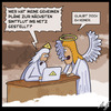 Cartoon: Göttliches Informationsloch (small) by Anjo tagged wikileaks,klima,sintflut,erderwärmung,gott