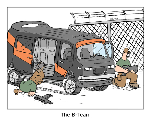 Cartoon: B-Team 2 (medium) by creative jones tagged team,cartoon,team,cartoon