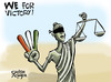 Cartoon: Ayodhya Verdict-WE for victory! (small) by Satish Acharya tagged ayodhya muslims hindus india