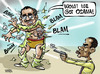 Cartoon: Osama killed in Pakistan (small) by Satish Acharya tagged osama obama pakistan zardari