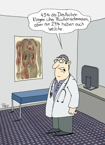 Cartoon: 43 Prozent der Deutschen... (medium) by POLO tagged arzt,doctor,deutsche,germans,krank,ill,gesundheit,arzt,doctor,deutsche,germans,krank,ill,gesundheit