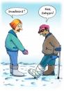 Cartoon: Snowboard (small) by POLO tagged snowbord,wintersport,gips
