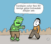 Cartoon: Frenkeshtain (small) by Musluk tagged frenk,horror