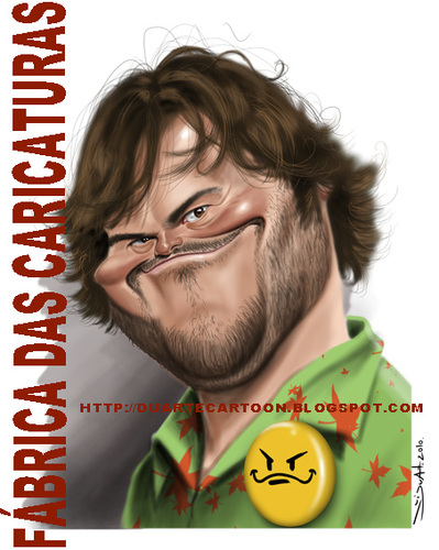 Cartoon: Jack Black (medium) by Fabrica das caricaturas tagged fabrica,das,caricaturas