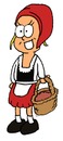 Cartoon: little red riding hood (small) by Frank Zimmermann tagged little,red,riding,hood,basket