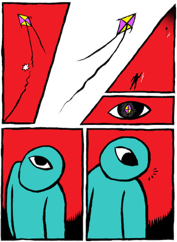 Cartoon: Kite (medium) by sam seen tagged kite