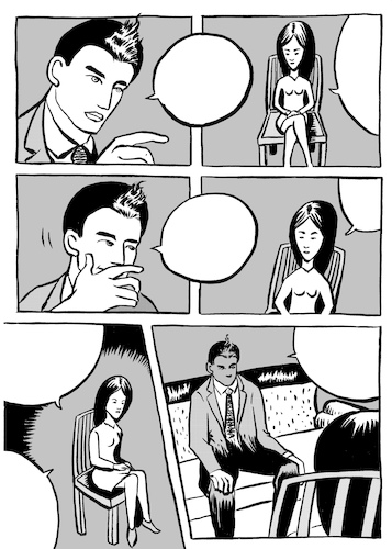 Cartoon: Line Walker (medium) by sam seen tagged line,walker