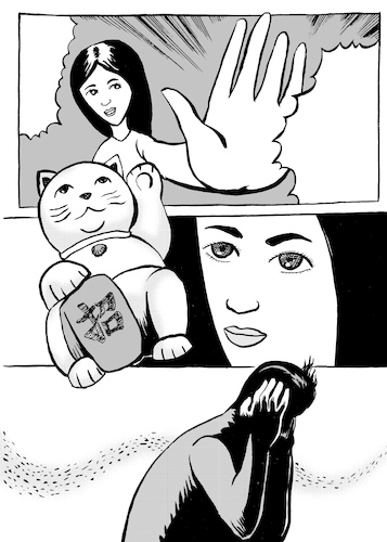 Cartoon: Line Walker (medium) by sam seen tagged line,walker