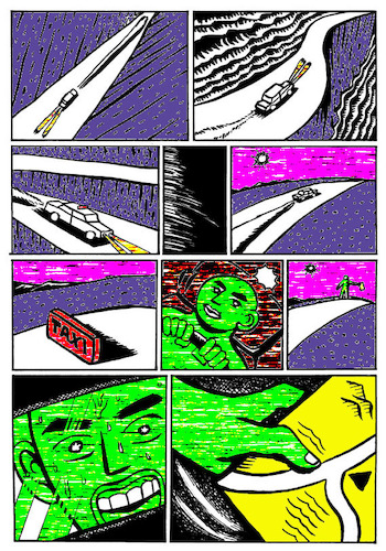 Cartoon: MAP (medium) by sam seen tagged map