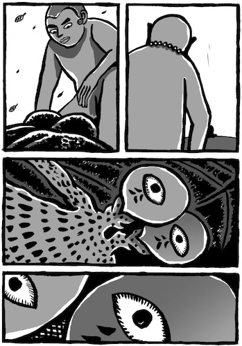 Cartoon: The Hunter Becomes The Hunted (medium) by sam seen tagged the,hunter,becomes,hunted