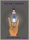 Cartoon: we love rock (small) by keziban tagged kez
