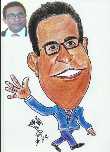 Cartoon: AMBASSADOR OF CUBA IN CAIRO (medium) by AHMEDSAMIRFARID tagged otto,vaillant,frias,cuba,havana,egypt,cartoon,caricature,cairo,embassador,embassy
