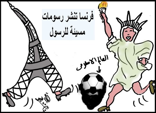 Cartoon: bad drawings (medium) by AHMEDSAMIRFARID tagged america,france,usa,egypt,ahmed,samir,farid,cartoon,carecature,revolution