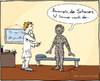 Cartoon: Akupunktur (small) by Hannes tagged akupunktur,alternativmedizin,arzt,arztpraxis,heilpraktiker,patient,schmerzen,schulmedizin