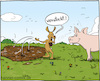 Cartoon: schöne Ostern (small) by Hannes tagged ostern,osterhase,ei,hase,schwein,landwirt,landwirtschaft,vieh,easter,eastereggs,rabbit,easterbunny,pig,agriculture,farm,farming,cattle