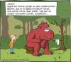 Cartoon: Überraschung (small) by Hannes tagged kind,wald,monster,kacken,klo