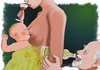 Cartoon: Alkohol 1 (small) by PuzzleVisions tagged alkohol,alcohol,schwangerschaft,pregnancy,vodka,wodka,wein,vino,wine,baby,sucht,dependency,vorsicht,careful