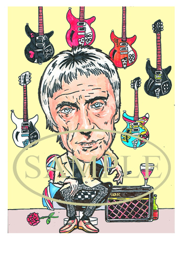Cartoon: Modfather with Ricks and Vox (medium) by Marty Street tagged mod,weller,jam