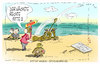 Cartoon: Studienfahrt bzw. Flug (small) by Leopold tagged politik,flüchtlinge,nazis,rechtsextremismus,rechtsextrem,wasser,meer,sand,katapult,ocean,sea,water,refugee
