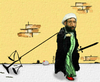 Cartoon: Iranian Justice Minister (small) by Babak Massoumi tagged larijani,justice,minister,iran,babak,massoumi