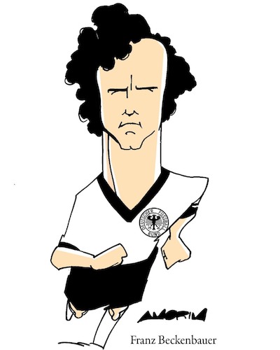 Cartoon: Franz Beckenbauer (medium) by Amorim tagged soccer,worls,cup,franz,beckenbauer,soccer,worls,cup,franz,beckenbauer