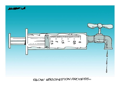 Cartoon: Vaccines (medium) by Amorim tagged vaccine,immunization,pandemic