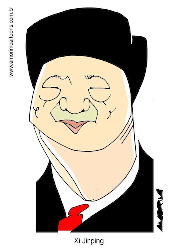 Cartoon: Xi Jinping (medium) by Amorim tagged xi,jinping,china