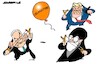 Cartoon: Balloons (small) by Amorim tagged trump,netanyahu,alikhamenei