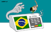 Cartoon: Brazil election (small) by Amorim tagged brasil,lula,bolsonaro