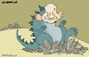 Cartoon: Monsters Inc (small) by Amorim tagged gaza,lebanon,netanyahu