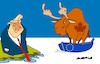 Cartoon: Mooses (small) by Amorim tagged canada,europeanunion,trump