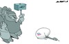 Cartoon: The serpent egg (small) by Amorim tagged germany,afd,nazism