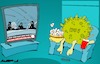Cartoon: TV Show (small) by Amorim tagged covid19 ukraine russia