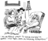 Cartoon: Drink to death (small) by Ian Baker tagged drink drunk death husband wife