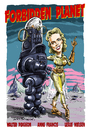 Cartoon: Forbidden Planet (small) by Ian Baker tagged forbidden,planet,anne,francis,walter,pidgeon,leslie,nielsen,space,sci,fi,50s,cinema,hollywood,robbie,robot