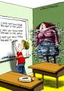Cartoon: Greeting Card (small) by Ian Baker tagged teacher lines school
