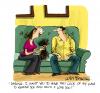 Cartoon: Must be love (small) by Ian Baker tagged hair love relationship devotion