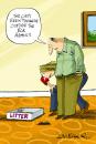 Cartoon: Paperhouse Greeting Card (small) by Ian Baker tagged cat,litter,box,think